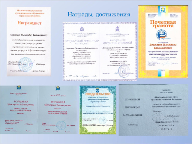 Награды, достижения 