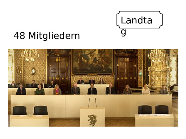 Landtag 48 Mitgliedern 