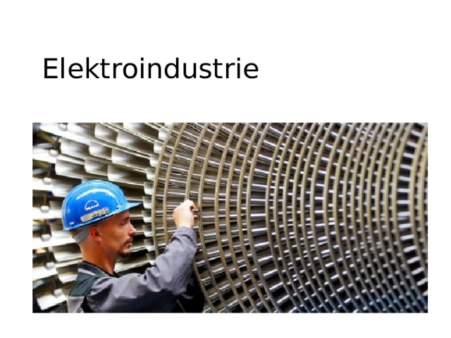 Elektroindustrie 