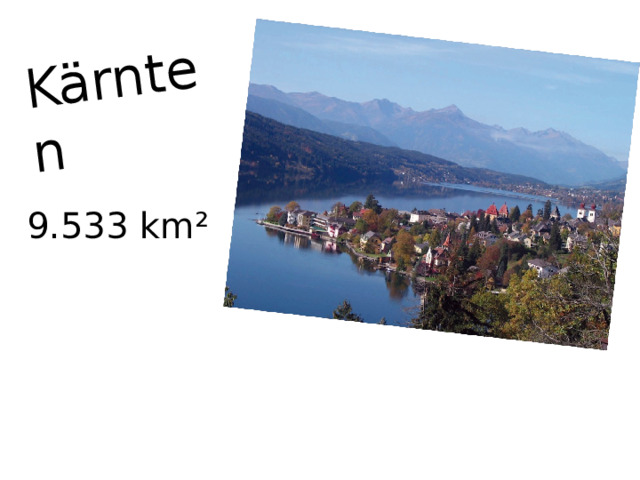 Kärnten 9.533 km² 
