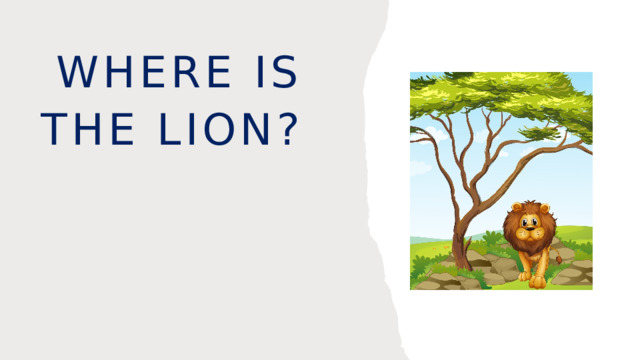 Where is the lion? 