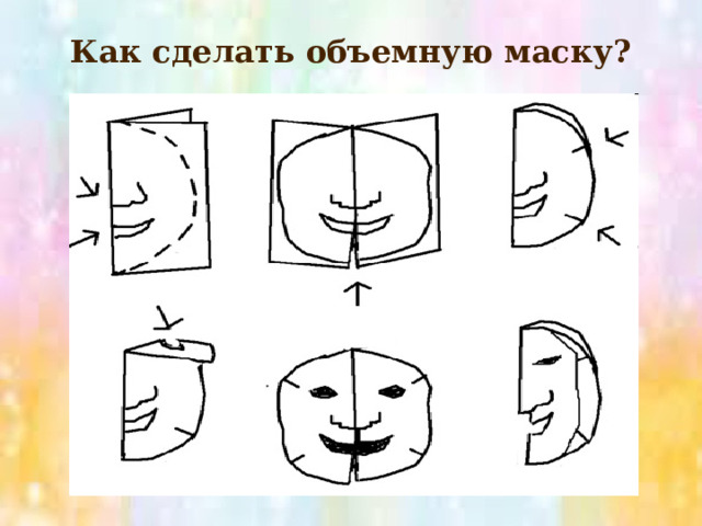 Как сделать объемную маску? 