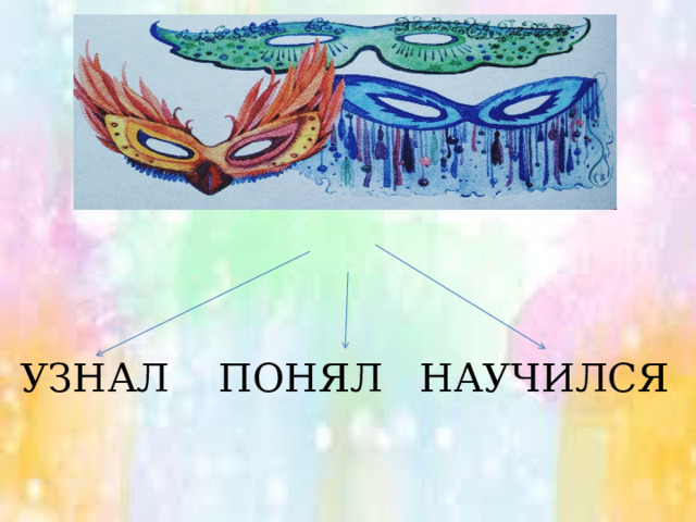 Я УЗНАЛ ПОНЯЛ НАУЧИЛСЯ 