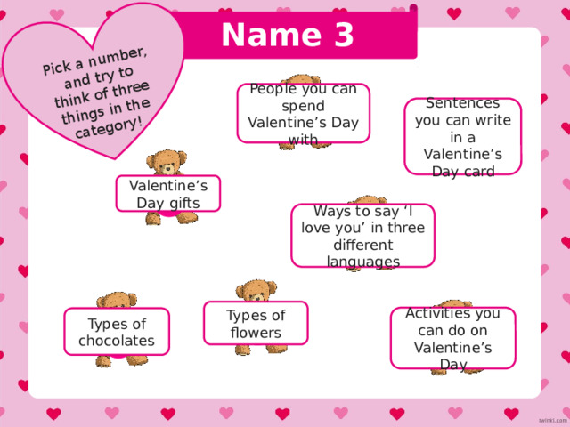 Disclaimer We hope you find the information on our website and resources useful. ESL acronym This resource has been made for the purpose of teaching English language learners. We know that students can be learning English in many different places, in many different ways and at age, so we try to keep these resources as general as possible. There are many acronyms associated with English language teaching. These include (but are not limited to) ELT, TEFL, EFL, ELL, EAL and ESOL. While the term ESL may not fully represent the linguistic backgrounds of all students, it is the most widely recognised term for English language teaching globally. Therefore, we use the term ‘ESL’ in the names of our resources to make them easy to find but they are suitable for any student learning to speak English. You may wish to delete this slide before beginning the presentation. 