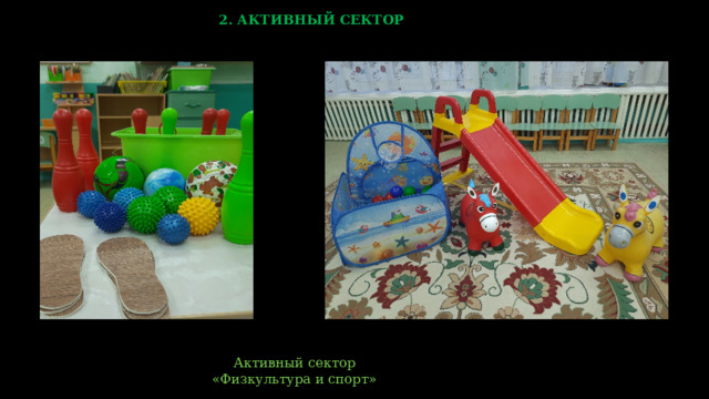 2. АКТИВНЫЙ СЕКТОР  Активный сектор «Физкультура и спорт» 