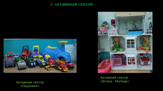 2. АКТИВНЫЙ СЕКТОР Активный сектор «Дочки - Матери»  Активный сектор «Парковка» 