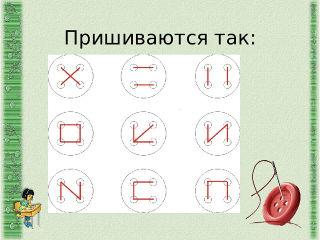 Пришиваются так: 