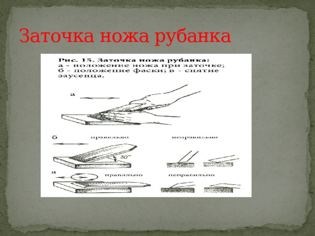 Заточка ножа рубанка 