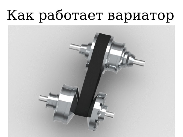 Как работает вариатор 