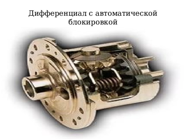 Дифференциал с автоматической блокировкой 