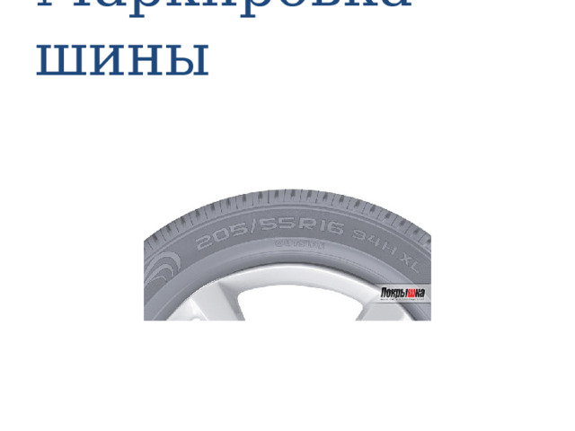 Маркировка шины 