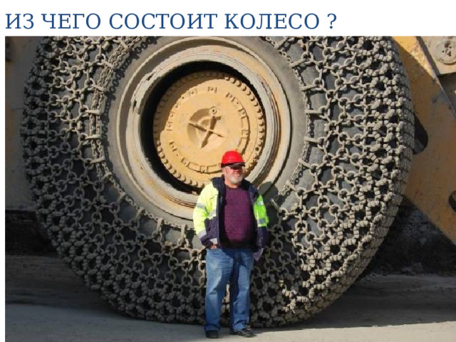 ИЗ ЧЕГО СОСТОИТ КОЛЕСО ? 