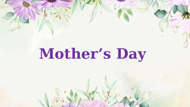 Mother’s Day 