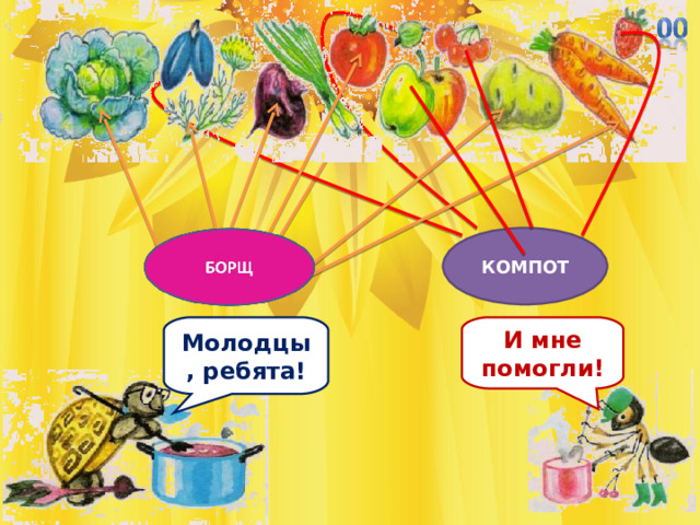 КОМПОТ Молодцы, ребята! И мне помогли! 