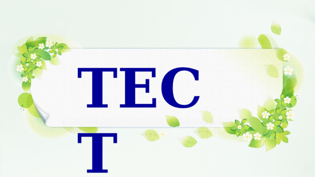ТЕСТ 