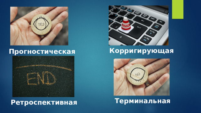 Корригирующая Прогностическая Терминальная Ретроспективная 