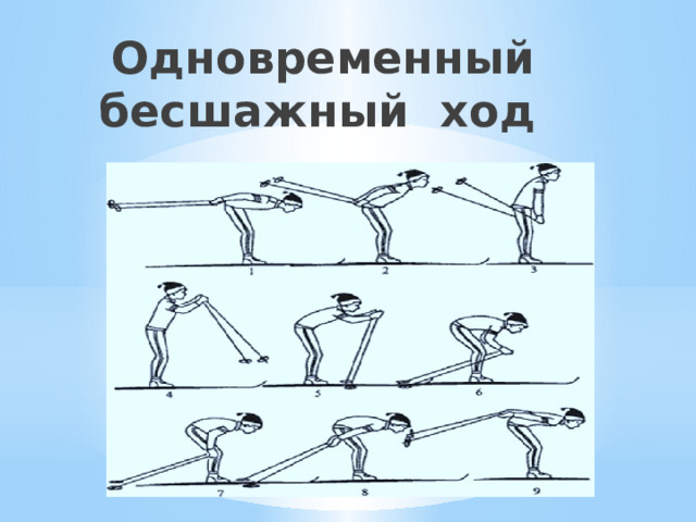 Одновременный бесшажный ход 