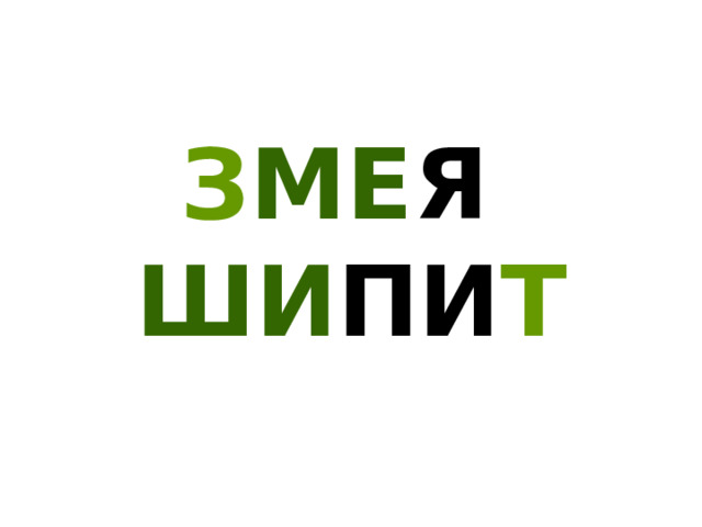 З МЕ Я ШИ ПИ Т 
