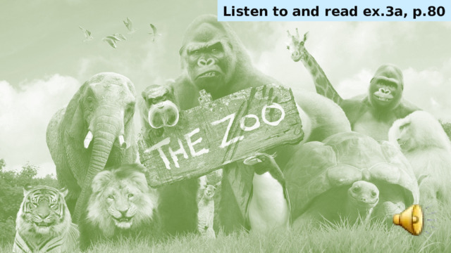 Listen to and read ex.3a, p.80 