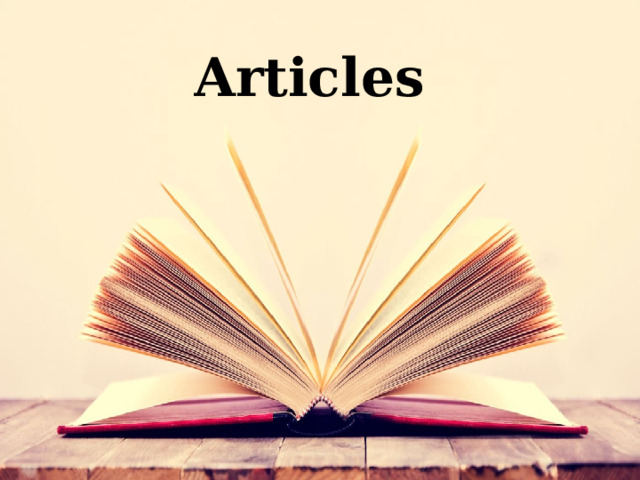 Articles 