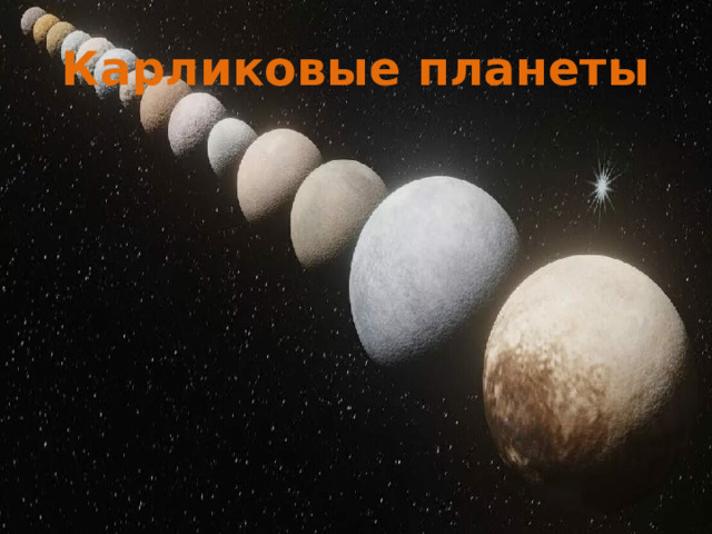 Карликовые планеты 