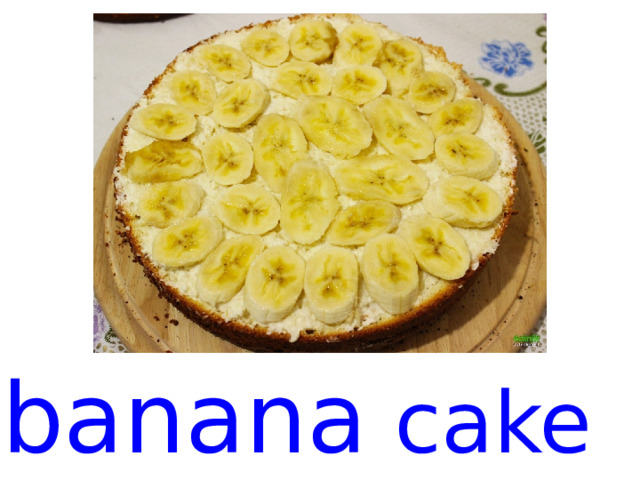 banana cake   