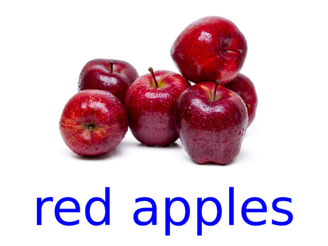 red apples  