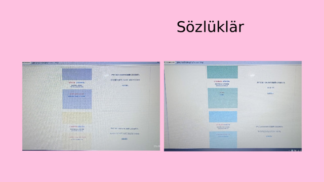  Sözlüklär 