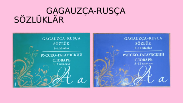  GAGAUZÇA-RUSÇA SÖZLÜKLÄR 