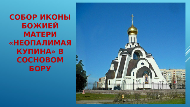 Собор иконы Божией Матери «Неопалимая Купина» в Сосновом Бору   