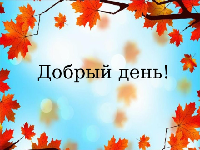 Добрый день! 