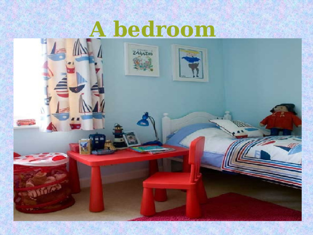 A bedroom 