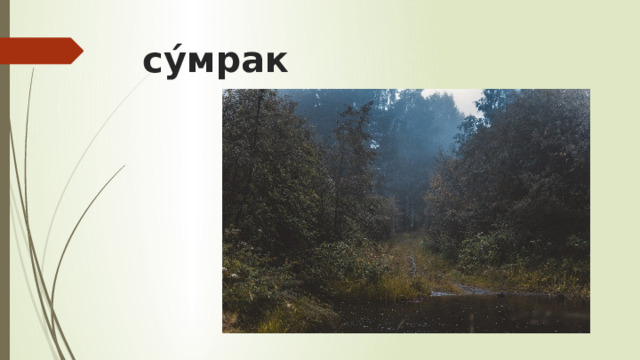 су́мрак 