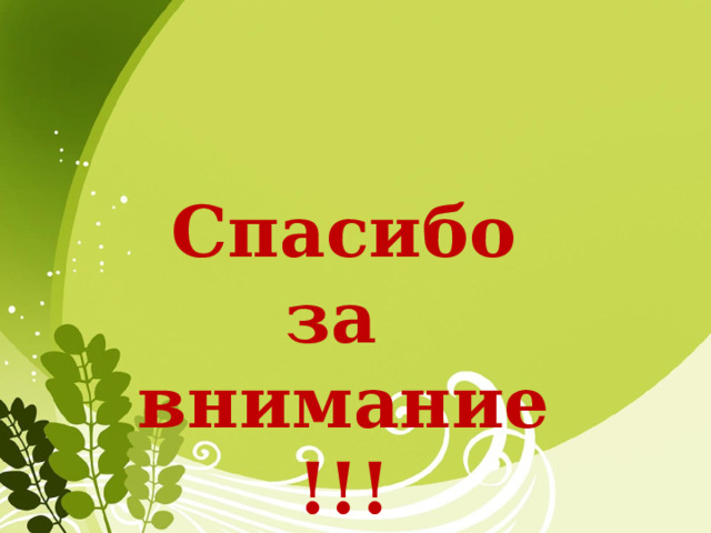  Спасибо за внимание!!! 