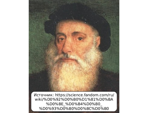 Источник: https://science.fandom.com/ru/wiki/%D0%92%D0%B0%D1%81%D0%BA%D0%BE_%D0%B4%D0%B0_%D0%93%D0%B0%D0%BC%D0%B0 