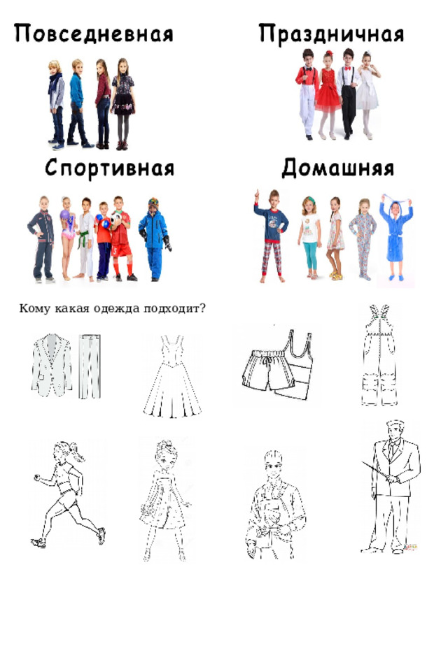 Кому какая одежда подходит? 