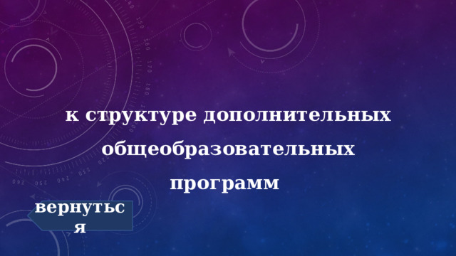 к структуре дополнительных общеобразовательных программ вернуться 