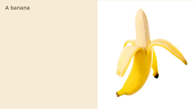  A banana 