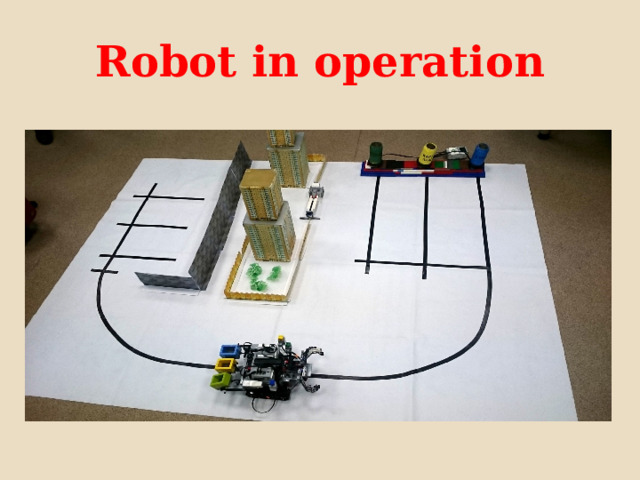 Robot in operation 