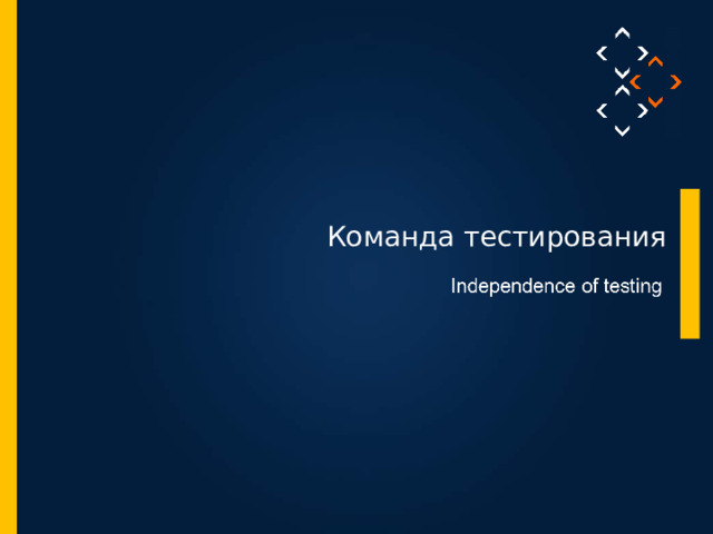  Команда тестирования 