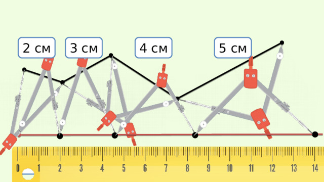 2  см 3 см 5 см 4 см 2 см+3 см+4 см+5 см=14 см 
