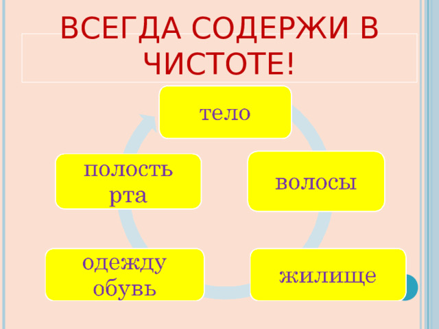 ВСЕГДА СОДЕРЖИ В ЧИСТОТЕ! 