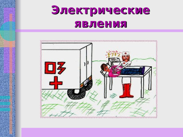 Электрические явления 
