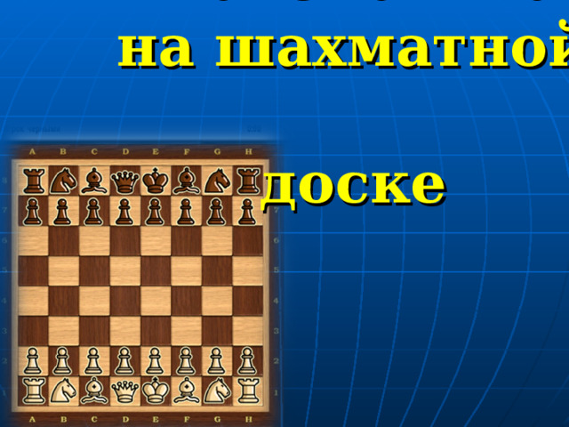 Математика на шахматной  доске 