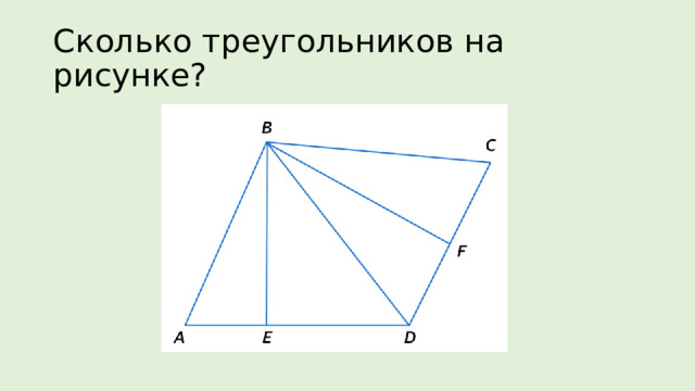 Сколько треугольников на рисунке? 