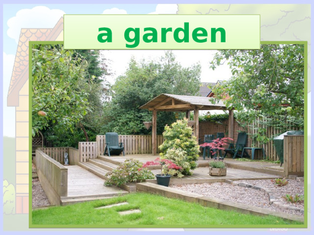 a garden 