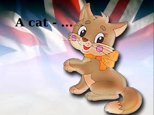 A cat - ... 