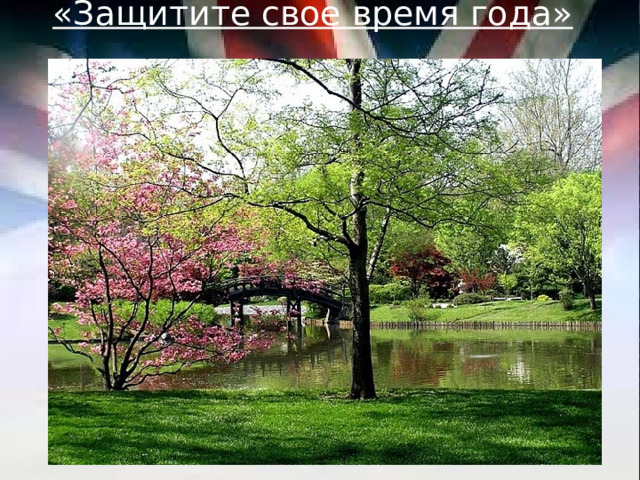 «Защитите свое время года»  