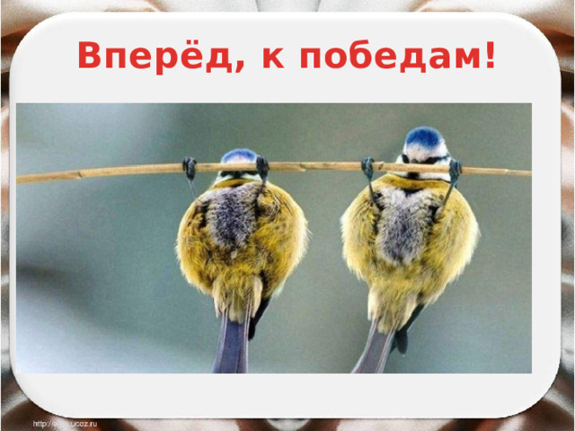 Вперёд, к победам! 