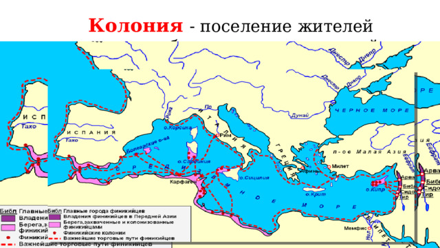 Колония  - поселение жителей какого-либо государства в другой стране 